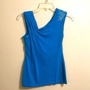 Express blue tank top